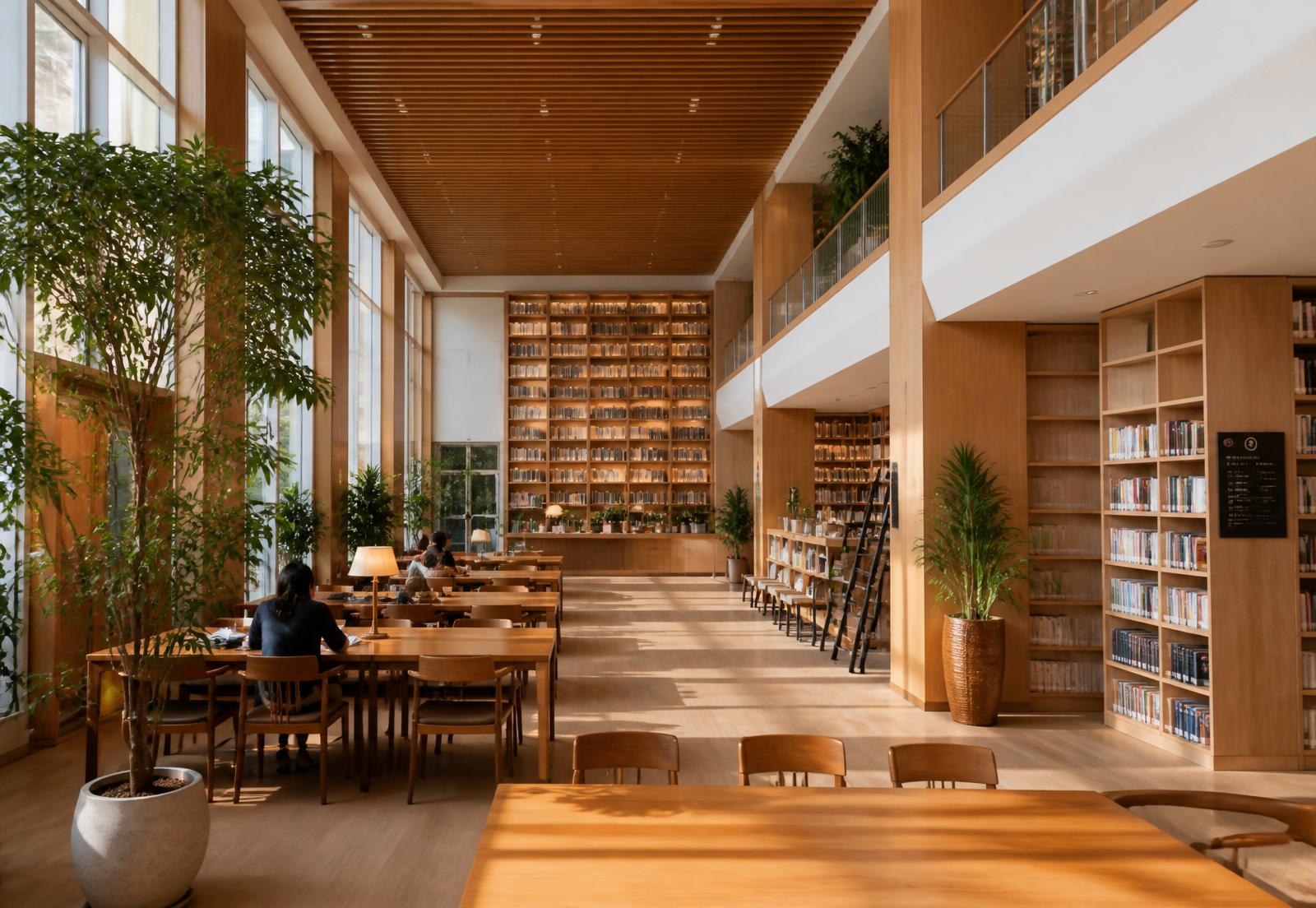 Inside the Al Wahda Cultural Centre learning space
